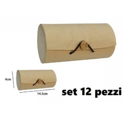 SET 12 SCATOLE BOX ASTUCCIO IN LEGNO DECOUPAGE PORTAGIOIE COFANETTO 53485A