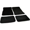 SET 4 TAPPETINI PER AUTO IN MOQUETTE NERA ANTISCIVOLO PROTEZIONE INTERNI