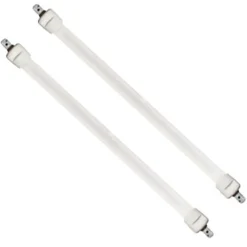 SET 2 TUBI CANDELA DI RICAMBIO PER STUFA AL QUARZO STUFE LUNGHEZZA 205 MM TBQ-01