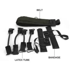 SET BANDE ELASTICHE PER QUADRICIPITI FORZA ESPLOSIVA VERTICAL JUMP SALTO IN ALTO