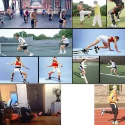 SET BANDE ELASTICHE PER QUADRICIPITI FORZA ESPLOSIVA VERTICAL JUMP SALTO IN ALTO