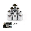 SET BUSSOLE TORX STELLA ADATTATORE 6 PEZZI CON ATTACCO 1/4" 4 5 6 7 8 10 CR-V