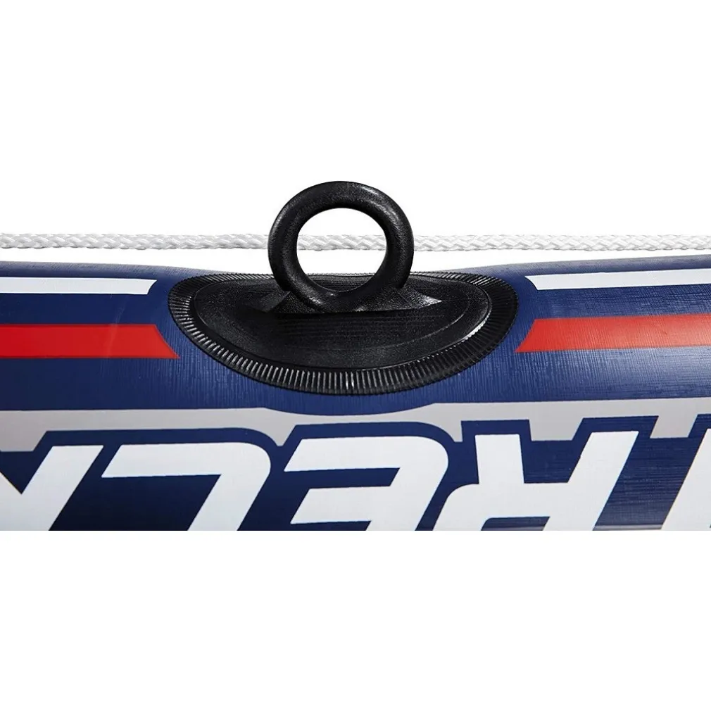 SET CANOTTO GONFIABILE GOMMONE TRECK X1 228X121X36CM CON REMI POMPA PEDALE 61083