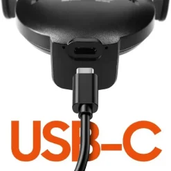 SET CARICABATTERIA WIRELESS PER AUTO 15W SMARTPHONE 3 CONNETTORI MAGNETICI JJT963