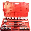 SET CHIAVI A BUSSOLA 3/4 21 PZ. 19-50mm PER CAMION E TRATTORI CHROME VANADIUM