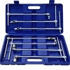 SET CHIAVI A T DOPPIO SNODO 7 PZ PEZZI LUNGHE 8 10 12 13 14 17 19 mm SNODABILI