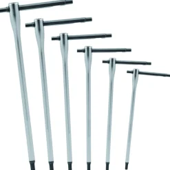 SET CHIAVI A T TORX 9 PZ PEZZI LUNGHE MASCHIO ASTA SCORREVOLE T8 - T40