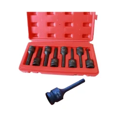 SET CHIAVI BUSSOLA AD IMPATTO 1/2 ATTACCO MP 8 PZ PER AVVITATORE PNEUMATICO