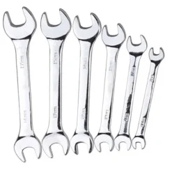 SET CHIAVI INGLESI 6 PZ DOPPIE A FORCHETTA 5.5-17 MM ACCIAIO CROMO VANADIO