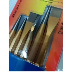 SET DA 6 PEZZI PUNZONI CACCIA SPINE IN ACCIAIO CHROME VANADIUM CON CONTENITORE