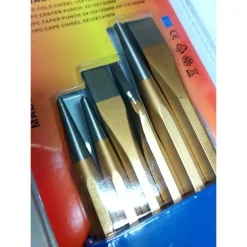 SET DA 6 PEZZI PUNZONI CACCIA SPINE IN ACCIAIO CHROME VANADIUM CON CONTENITORE