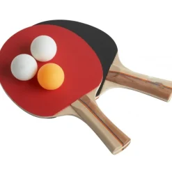 SET DI 2 RACCHETTE PER PING PONG CON 3 PALLINE TENNIS DA TAVOLO GIOCO PINGPONG