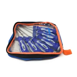 SET DI CACCIAVITI 6PZ CON PUNTA MAGNETICA A TAGLIO E STELLA BORSA GIRAVITI 50269