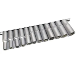 SET DI CHIAVI BUSSOLA LUNGHE DA 1/2 CHROME VANADIUM 10 A 24 MM 12 PEZZI MR70253