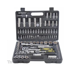 SET DI CHIAVI CASSETTA ATTREZZI CRICCHETTO BUSSOLE BOCCOLE INSERTI KIT DA 109PZ