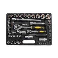 SET DI CHIAVI CASSETTA ATTREZZI CRICCHETTO BUSSOLE BOCCOLE INSERTI KIT DA 109PZ