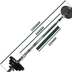 SET DI MANUBRI REGOLABILI DUMBBELL BILANCIERE 40 KG TOT REGOLABILE BODY BUILDING