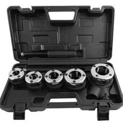 SET FILIERA FILIERE PER TUBI IDRAULICI COMPLETA 6 PEZZI 3/8" 1/2" 3/4" 1" 1-1/4"