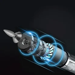 SET FRESA ELETTRICA PER UNGHIE PROFESSIONALE RICARICABILE CON PUNTA PER SMERIGLIATRICE