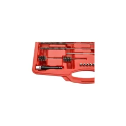 SET FRESE PULIZIA SEDE INIETTORI E SEDE CANDELETTE MOTORI AUTO 22 PZ VALIGETTA