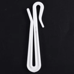 SET GANCI PER TENDE A PIEGHE REGOLABILE IN PLASTICA BIANCHE LUNGO 75 MM CASA BAGNO 87354