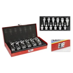 SET INSERTI A BUSSOLA TORX 13 PZ PUNTE PER TRAPANO AVVITATORE MISURE FINO A T80