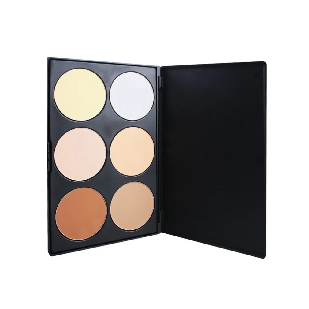 SET KIT 6 COLORI MAKE UP CORRETTORE FONDO TINTA TRUCCO TROUSSE MAKEUP