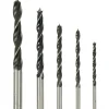 SET KIT 5 PEZZI PUNTE PUNTA PER TRAPANO FORATURA FORI SU FERRO 4-5-6-7-8 MM