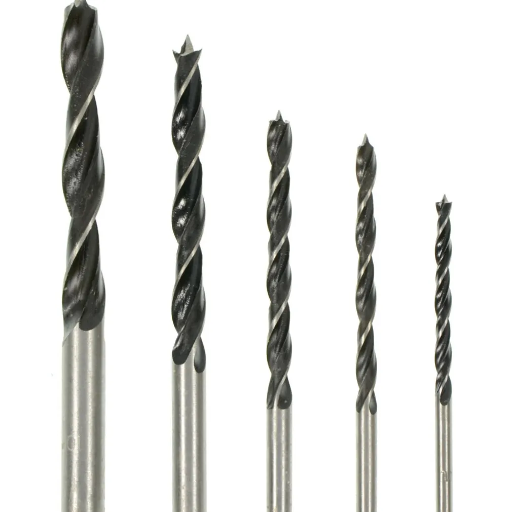SET KIT 5 PEZZI PUNTE PUNTA PER TRAPANO FORATURA FORI SU FERRO 4-5-6-7-8 MM