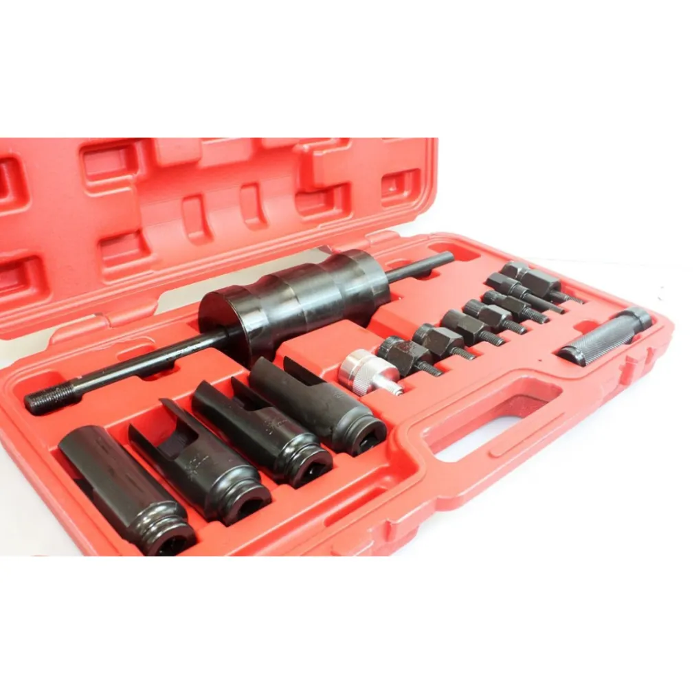 SET KIT PER ESTRAZIONE INIETTORE INIETTORI UNIVERSALE CON MARTELLO SCORREVOLE