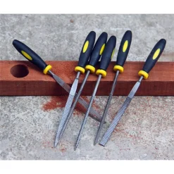 SET LIME E RASPE LIMA RASPA PER METALLO FERRO LEGNO 5 PEZZI KIT 200 MM LIMATURA