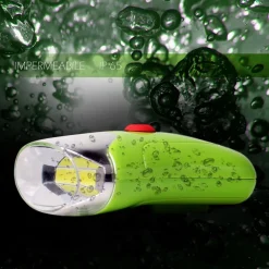 SET LUCI LED A BATTERIA ANTERIORE POSTERIORE PER BICI ATTACCO UNIVERSALE XC-2075