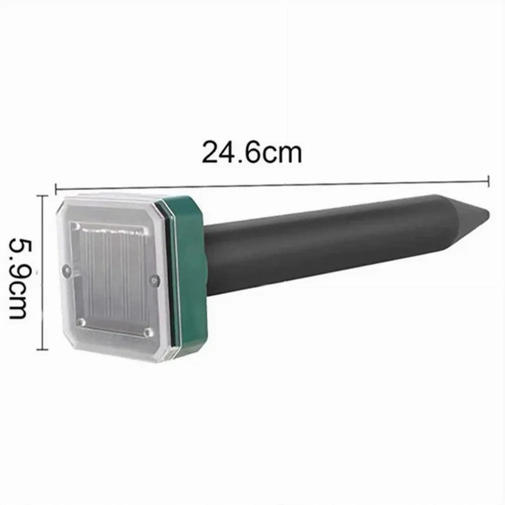 SET LUCI SOLARI QUADRATO IMPERMEABILE CON REPELLENTE AD ULTRASUONI PER PARASSITI