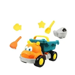 SET MARE 6 PZ GIOCHI SPIAGGIA CAMION ANIMALE PER BAMBINI SABBIA 2 COLORI 6560066