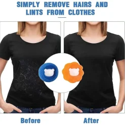 SET PALLINE CATTURA RIMUOVI RACCOGLI CAPELLI E PELI PER LAVATRICE RIUTILIZZABILE