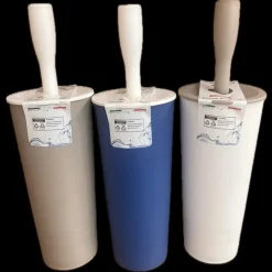 SET PORTASCOPINO BAGNO WC TOILETTE CON SCOPINO COMPLETO IN PLASTICA VARI COLORI