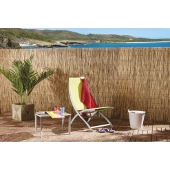 SET 2PZ ARELLA CON CANNETTE IN BAMBU' 100X300CM CANNICCIO OMBRA RECINZIONE GIARDINO 03775