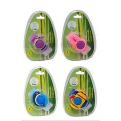 SET 12PZ BRACCIALE CON 2 RICAMBI PROFUMATI CITRONELLA BAMBINI REPELLENTE INSETTI 639665A