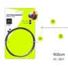 SET 2PZ CAVI CAVO FRENO POSTERIORE ACCIAIO 160CM ATTACCO UNIVERSALE BICI XC-2621