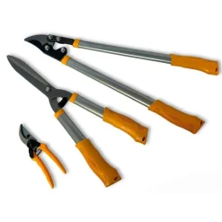 SET 3PZ CESOIE FORBICE DA POTATURA TAGLIASIEPI TRONCARAMI CESOIA DA POTA MR70598