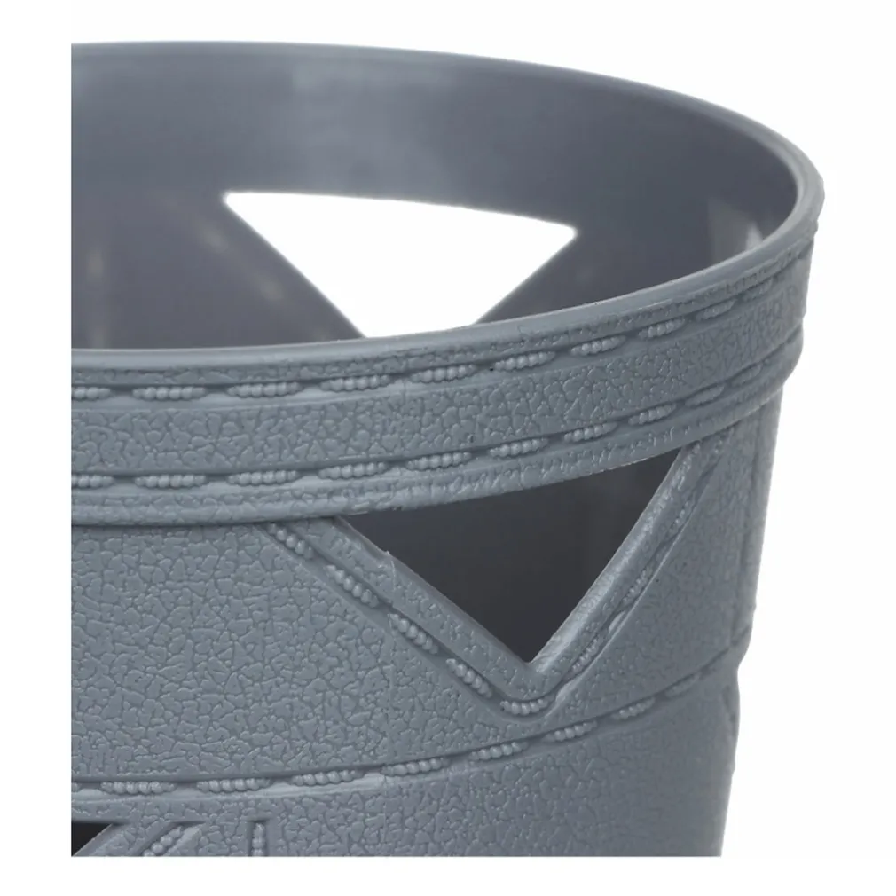 SET 3PZ CESTO CESTINO PORTAOGGETTI ORGANIZZATORE TONDO 10X10X9CM ASSORTITI 10711