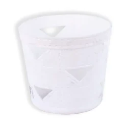 SET 3PZ CESTO CESTINO PORTAOGGETTI ORGANIZZATORE TONDO 10X10X9CM ASSORTITI 10711