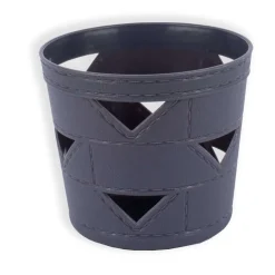 SET 3PZ CESTO CESTINO PORTAOGGETTI ORGANIZZATORE TONDO 10X10X9CM ASSORTITI 10711