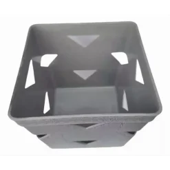 SET 3PZ CESTO CESTINO PORTA TUTTO OGGETTI ORGANIZZATORE QUADRATO 10X10X9CM 10712