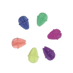 SET 30PZ CLIPS FLUO COLORATE IN PVC ACCESSORI PER RAGGI RUOTE BICICLETTA XC-1617