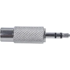 SET 2PZ CONNETTORE ADATTATORE AUDIO STEREO RCA FEMMINA A AUX 3,5MM MASCHIO C-091