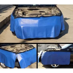 SET 3PZ COPERTURA PARAFANGO AUTO TELO PROTEZIONE CARROZZERIA RIVESTIMENTO PROTETTIVO