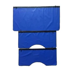 SET 3PZ COPERTURA PARAFANGO AUTO TELO PROTEZIONE CARROZZERIA RIVESTIMENTO PROTETTIVO