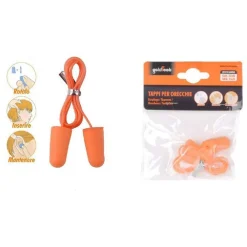 SET 2PZ COPPIA TAPPI PER ORECCHIE PROTEZIONE UDITO ANTIRUMORE LAVORO 32DB 90589