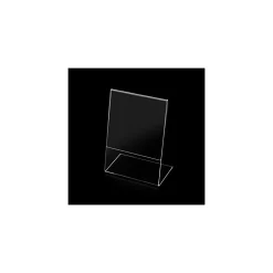SET 2PZ CORNICI ESPOSITORE TRASPARENTE PLEXIGLASS 21X30CM VERTICALE PORTA FOTO ACRILICO